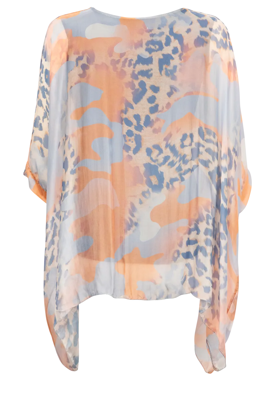 Gigi Printed Kaftan Blouse