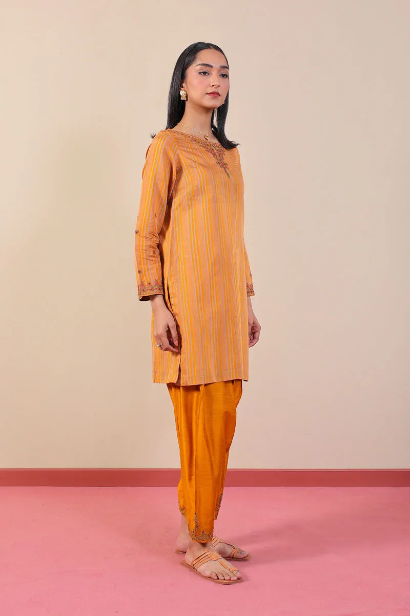 Gold Morocon Kaftaan Set