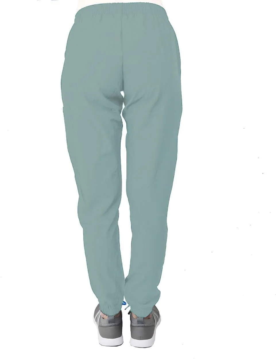 Green Town Scrubs for Women Scrub Set - Jogger Pant and V-Neck Top, 6 Pockets, Easy Care Uniforms