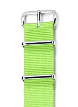 Hitori Neon Lime Military Nylon  Strap
