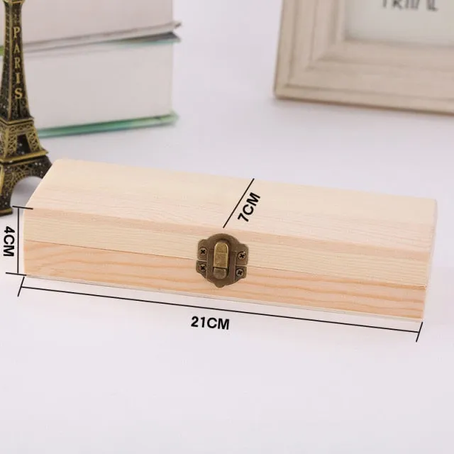 Hollow Wooden Storage Box 4 Creative Styles