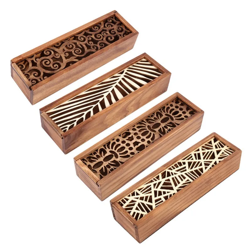 Hollow Wooden Storage Box 4 Creative Styles