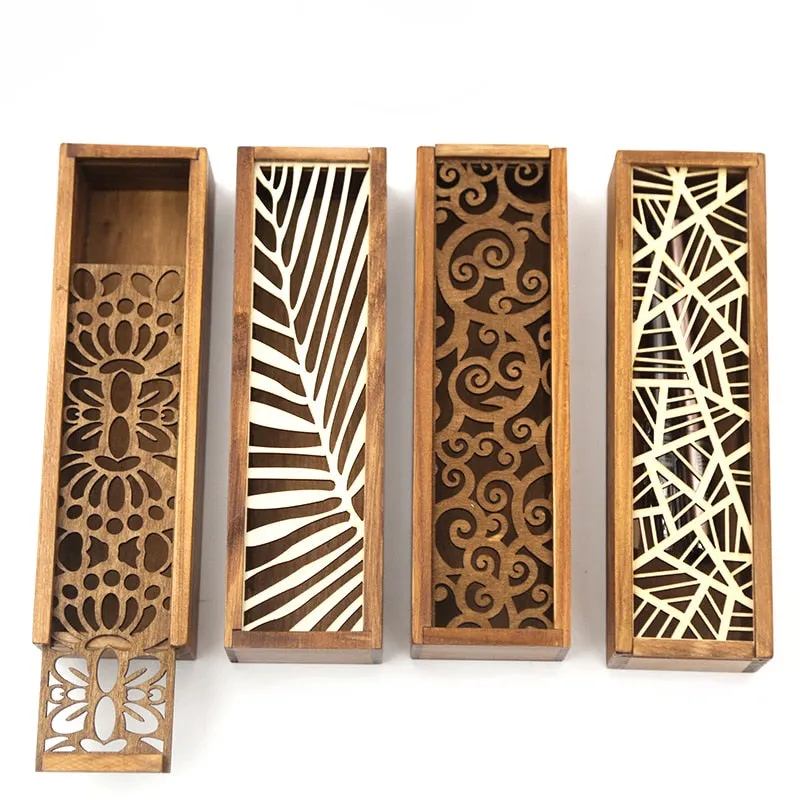 Hollow Wooden Storage Box 4 Creative Styles