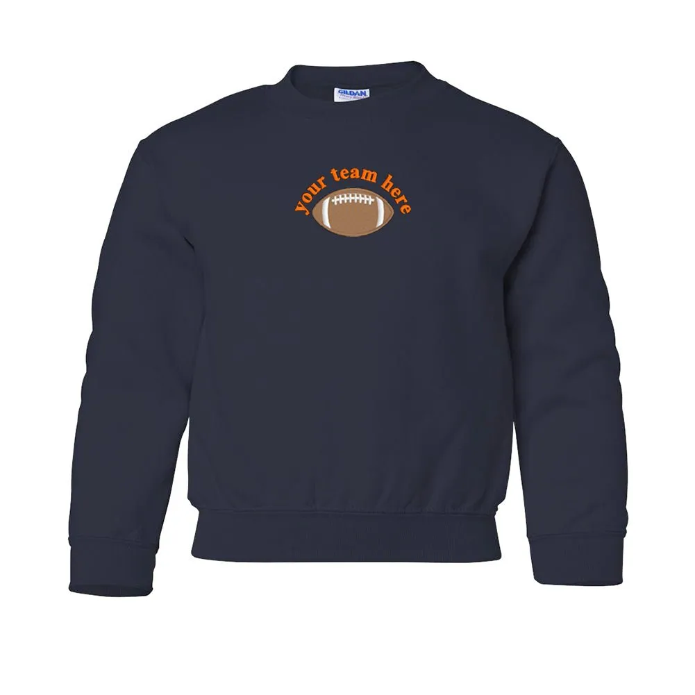Kids Make It Yours™ Football Gameday Crewneck Sweatshirt