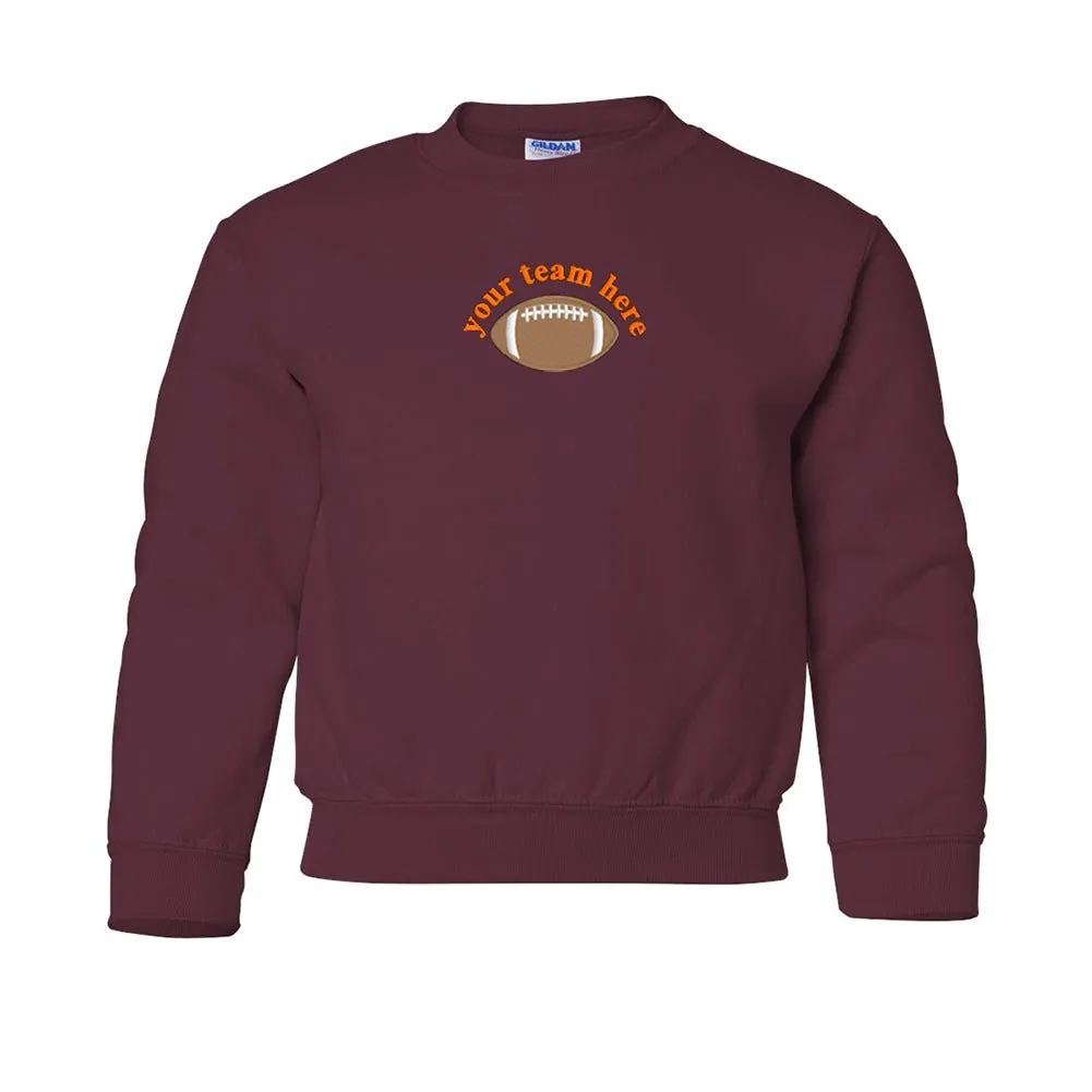 Kids Make It Yours™ Football Gameday Crewneck Sweatshirt
