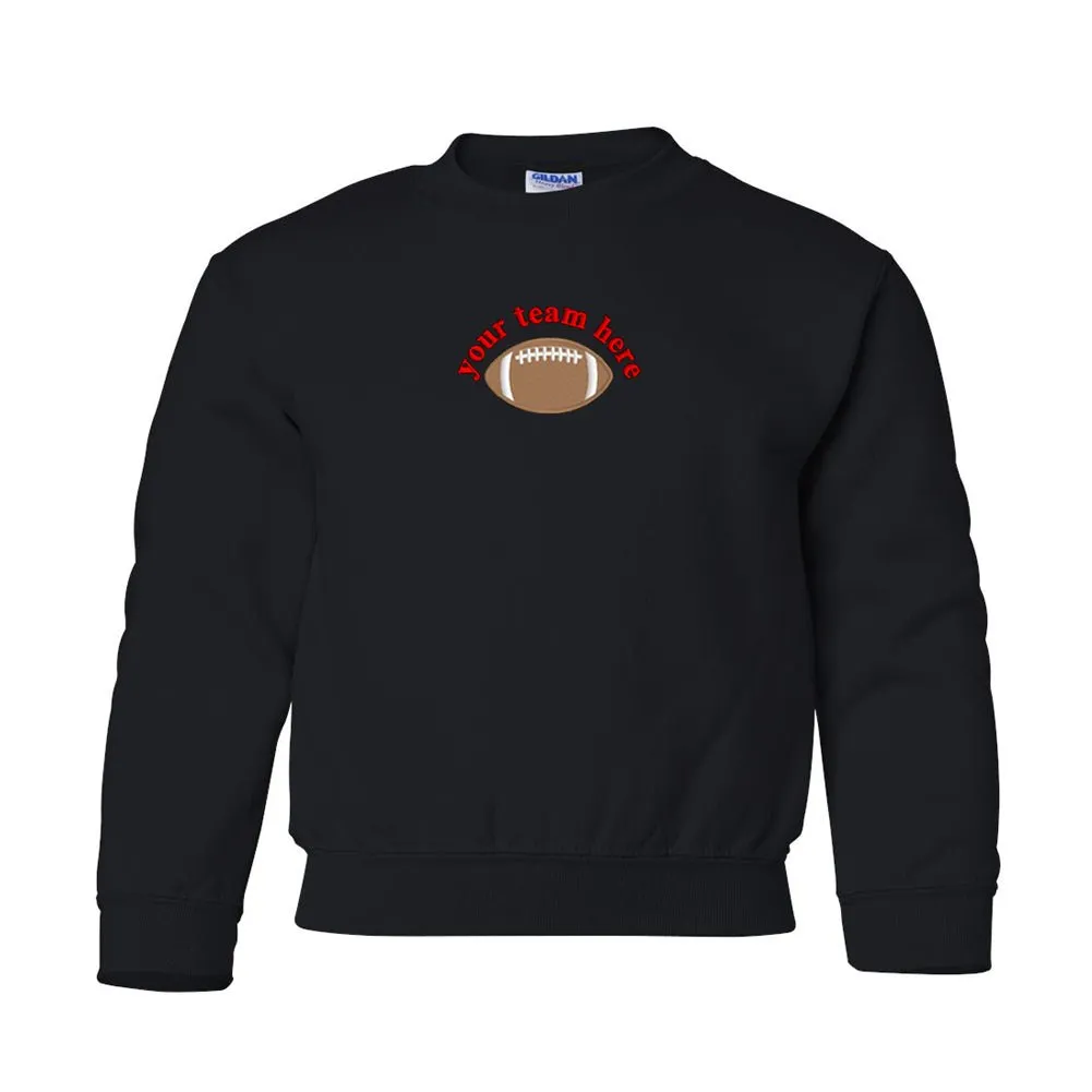 Kids Make It Yours™ Football Gameday Crewneck Sweatshirt