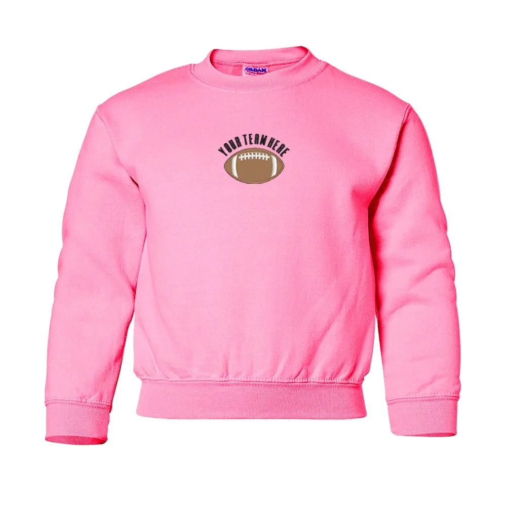 Kids Make It Yours™ Football Gameday Crewneck Sweatshirt
