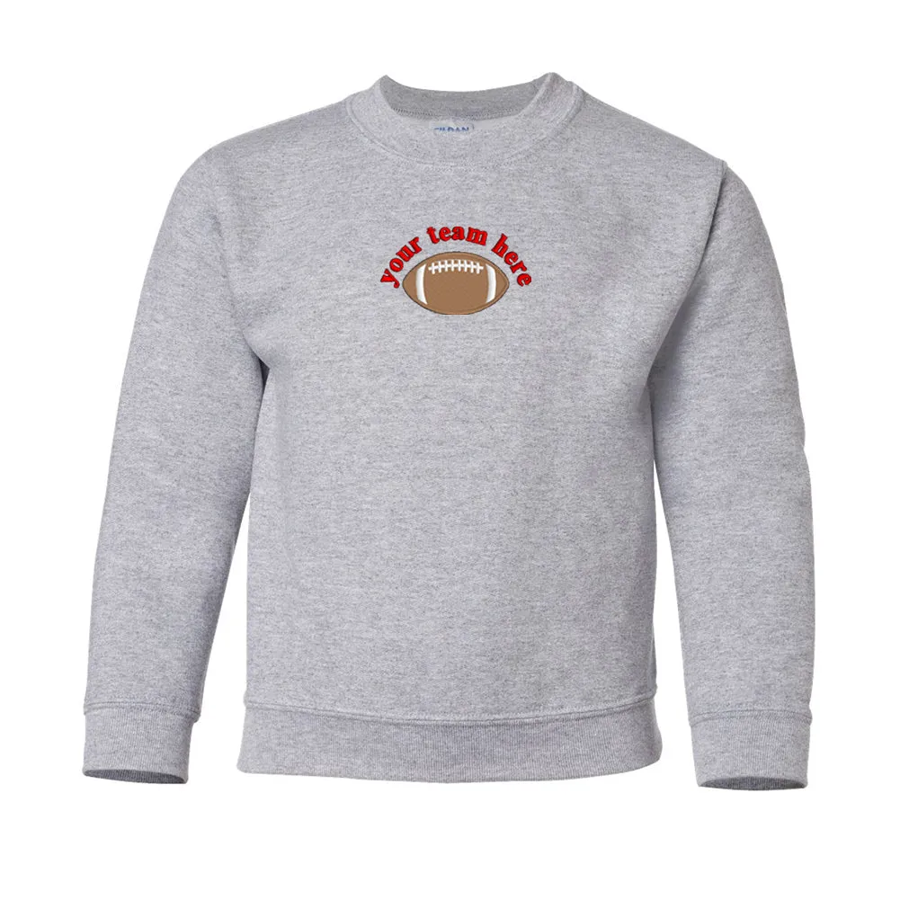 Kids Make It Yours™ Football Gameday Crewneck Sweatshirt