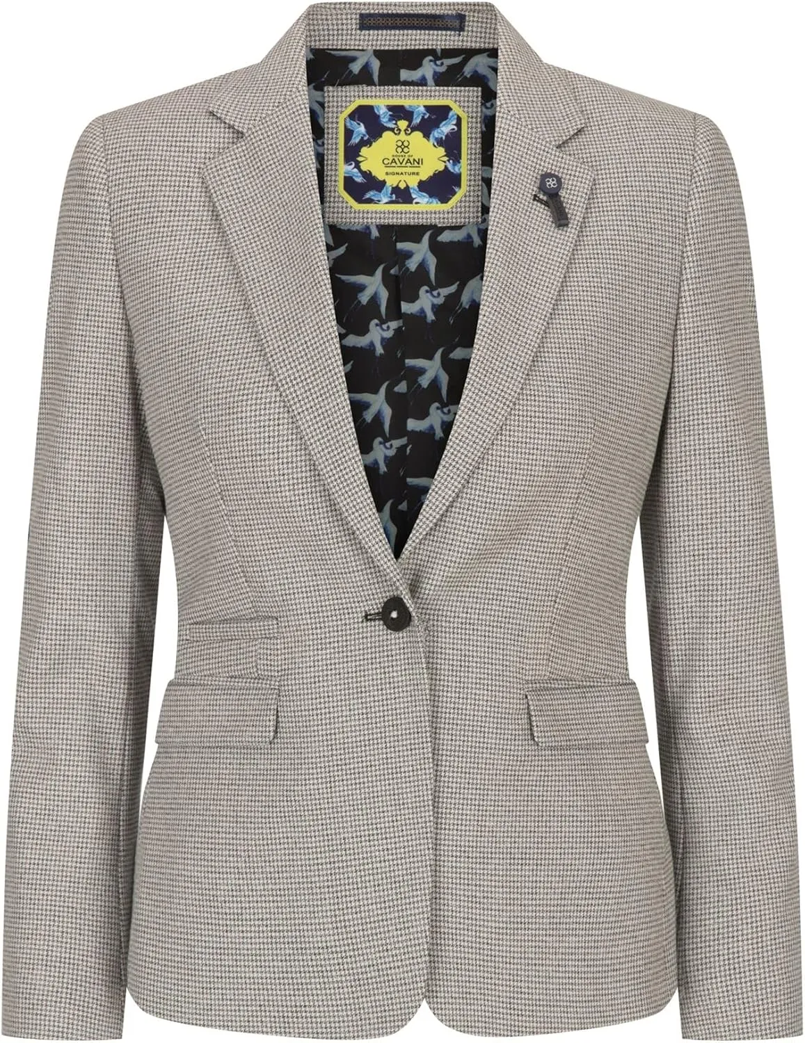Ladies Tweed Beige Blazer Wool Classic Hunting Jacket Vintage 1920s Retro