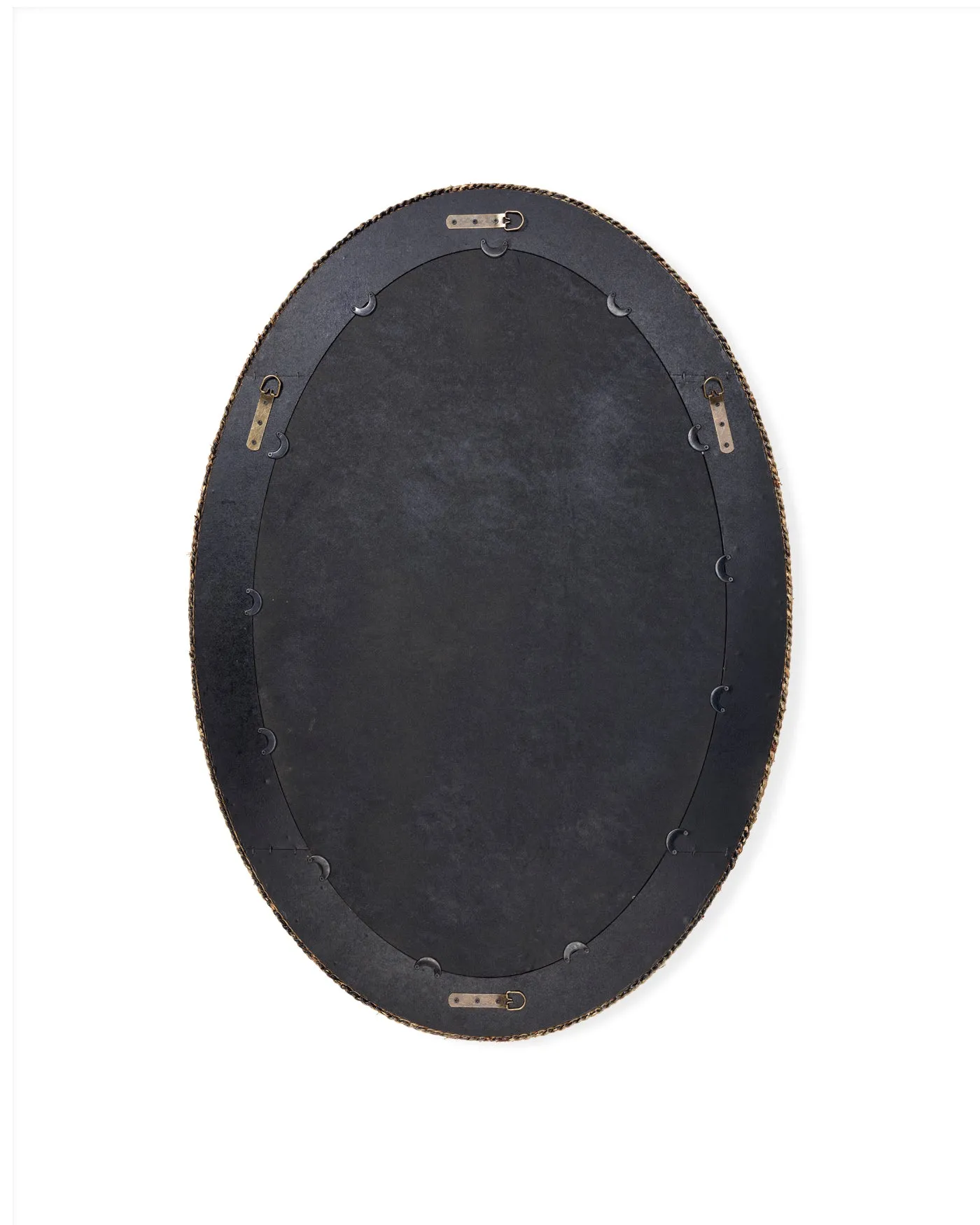 Lark Braided Oval Mirror
