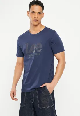 Lee T-Shirt - Gel Outline (Dark Navy)