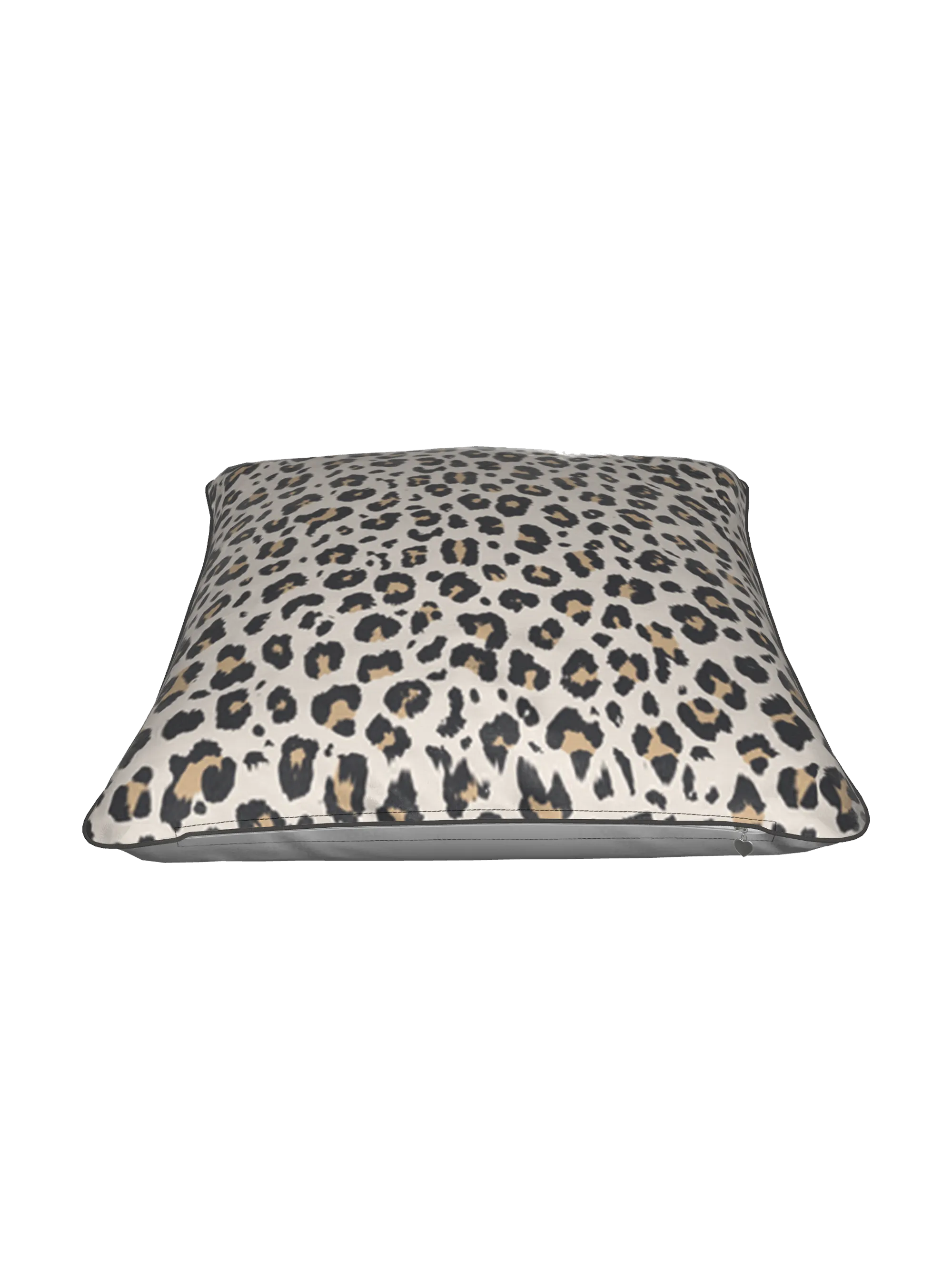 Leopard Print Cushions - 16" Throw Pillow With Heart Zipper