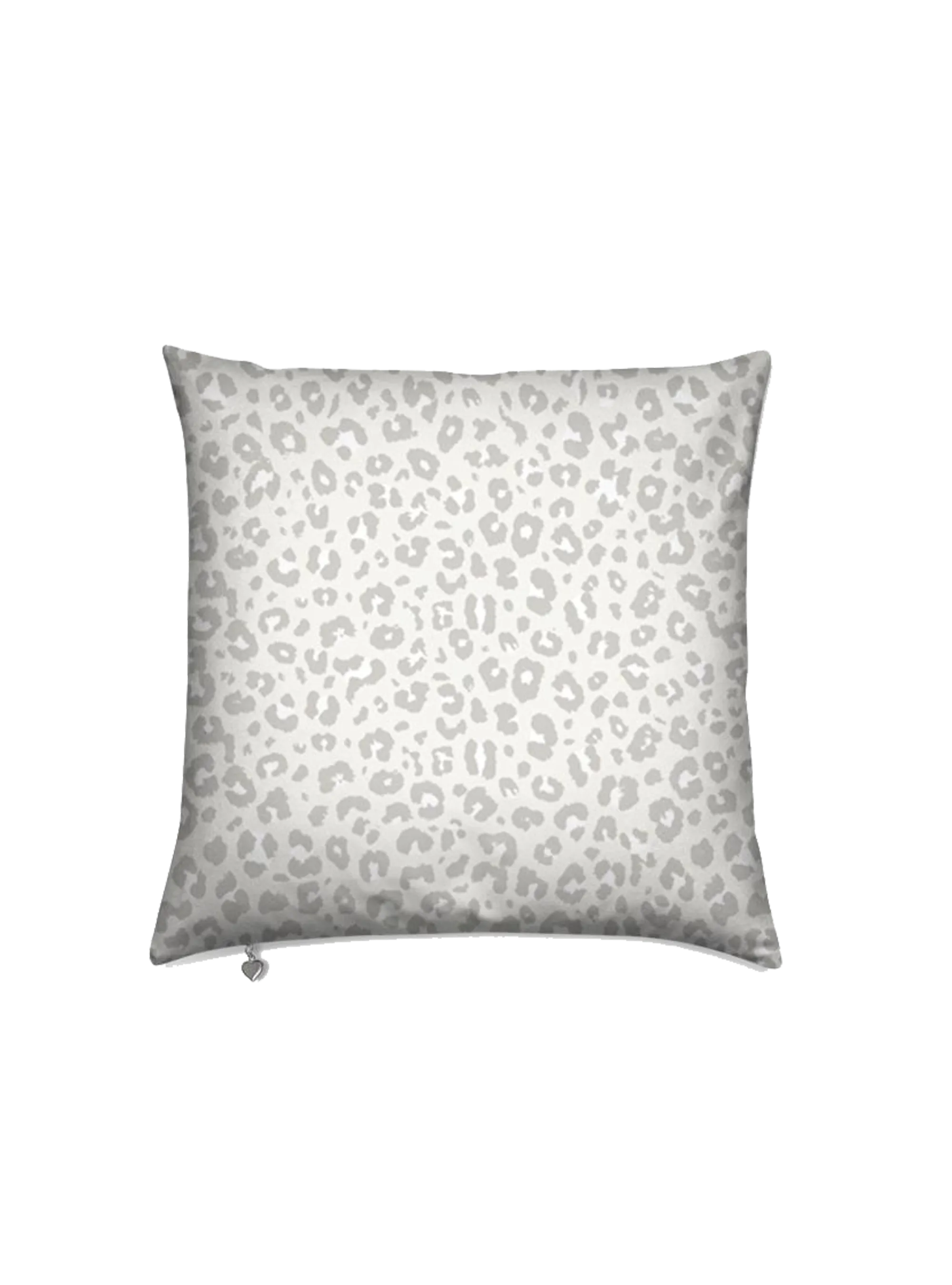 Leopard Print Cushions - 16" Throw Pillow With Heart Zipper