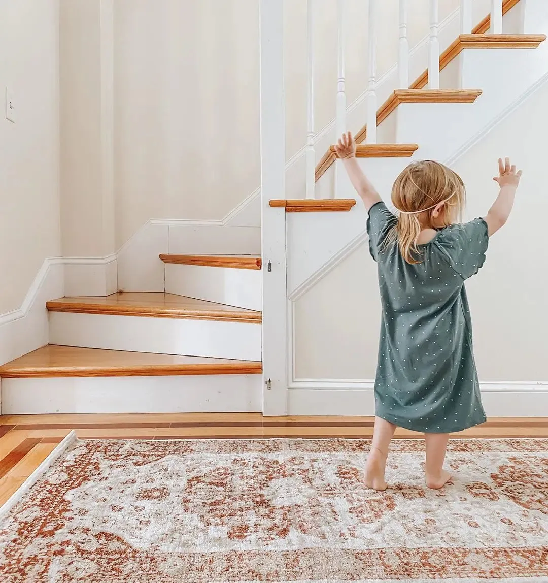 Maxwell Copper Vintage Modern Rug