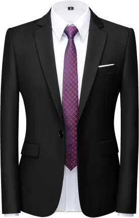Mens Blazer Slim Fit Sport Coats 26 Colors Suit Jacket for Daily Business and Prom Party