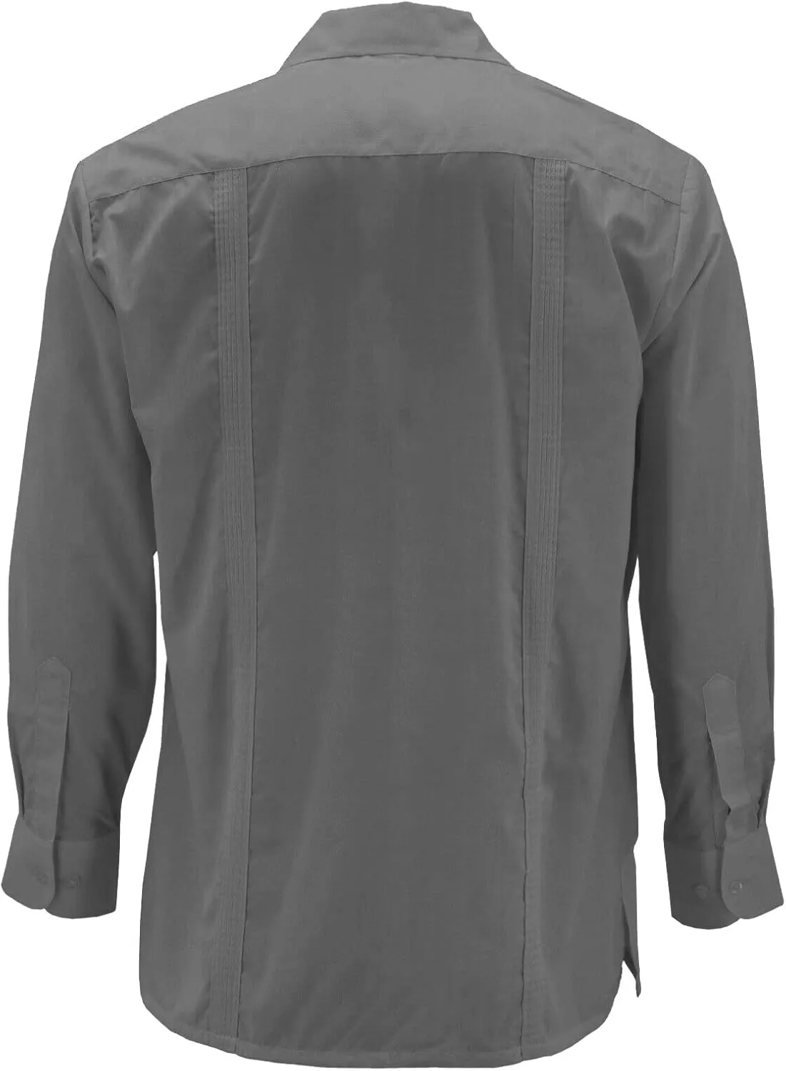 Men's Guayabera Long Sleeve Button Up Cuban Beach Casual Embroidered Dress Shirt