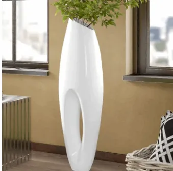 Modern Large Floor Vase White