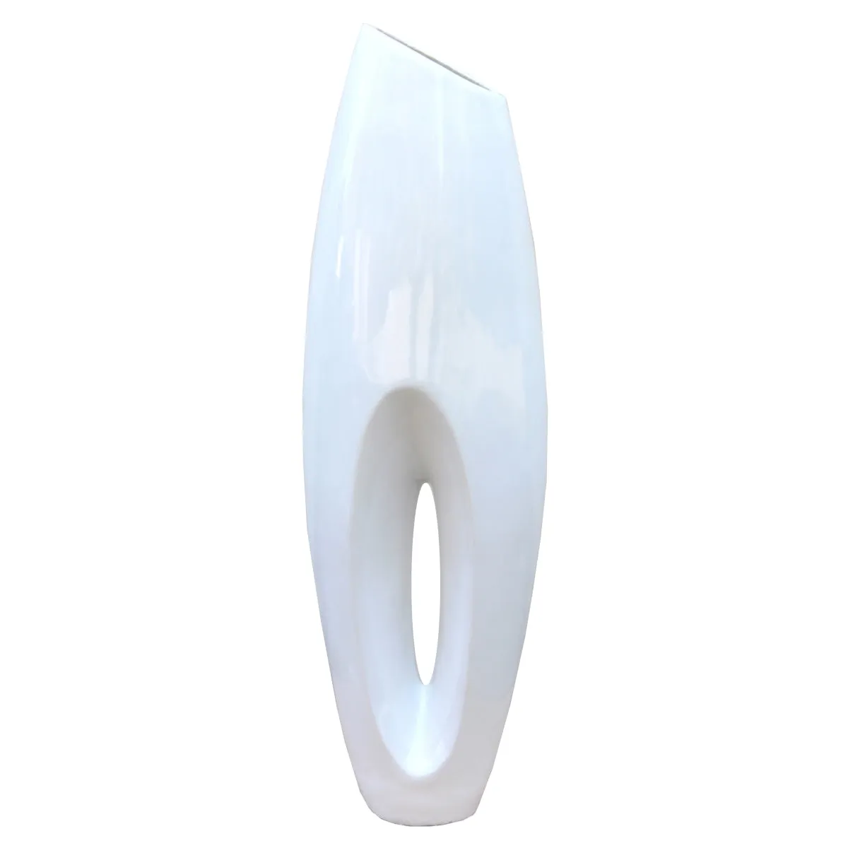 Modern Large Floor Vase White