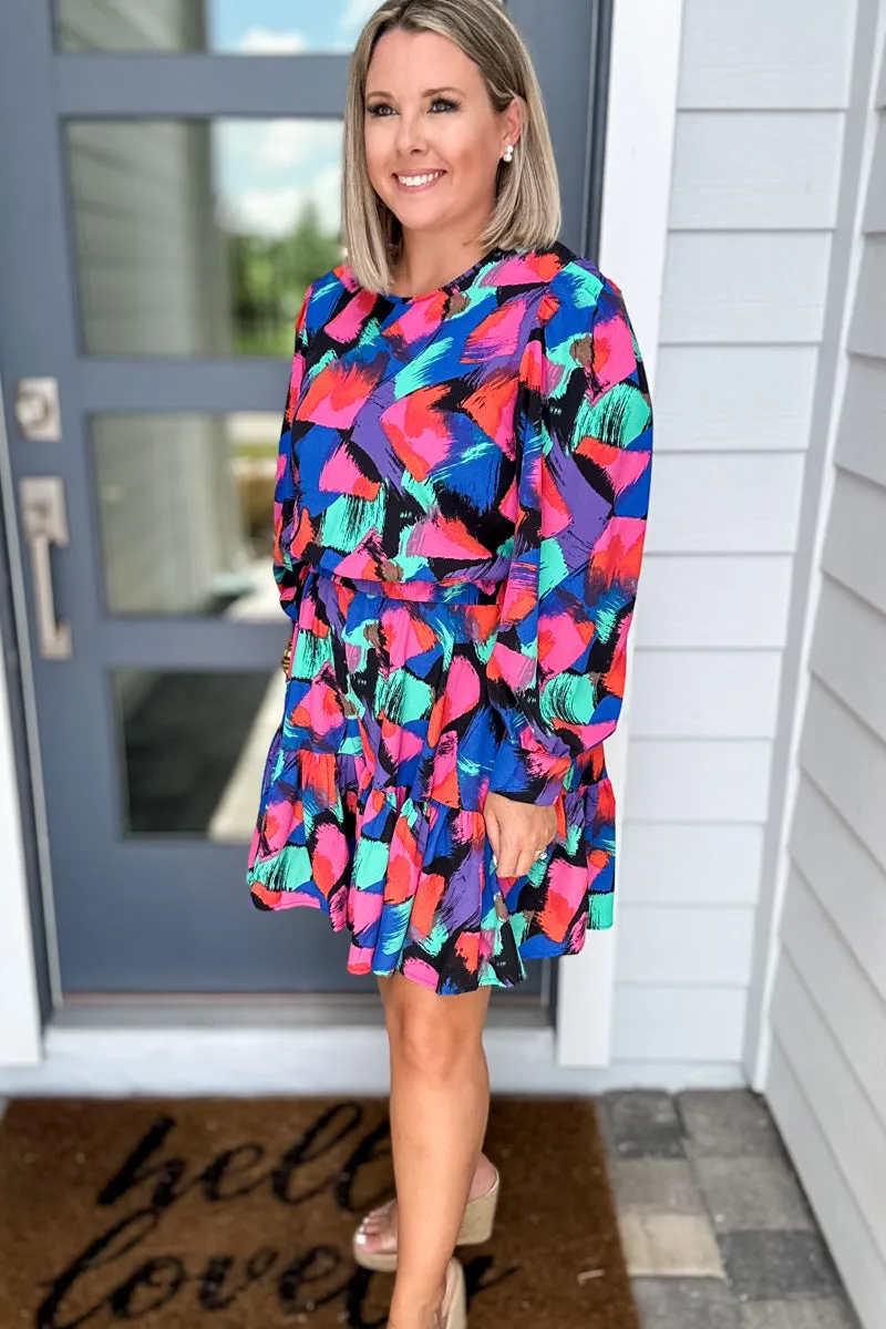 Molly Bracken: BLACK Printed Romper