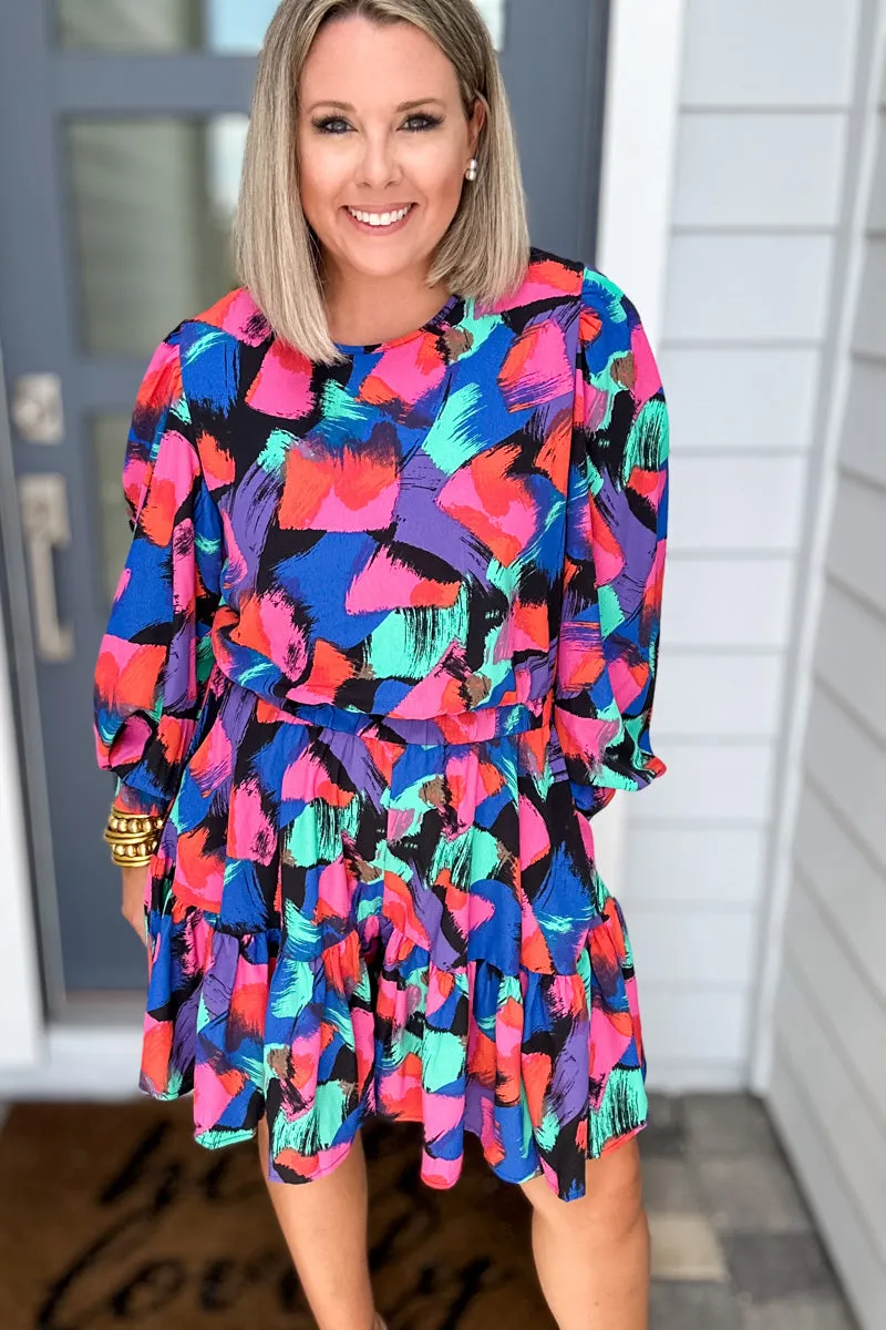 Molly Bracken: BLACK Printed Romper