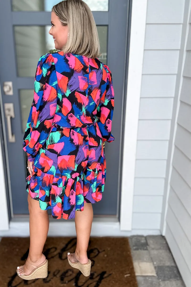Molly Bracken: BLACK Printed Romper