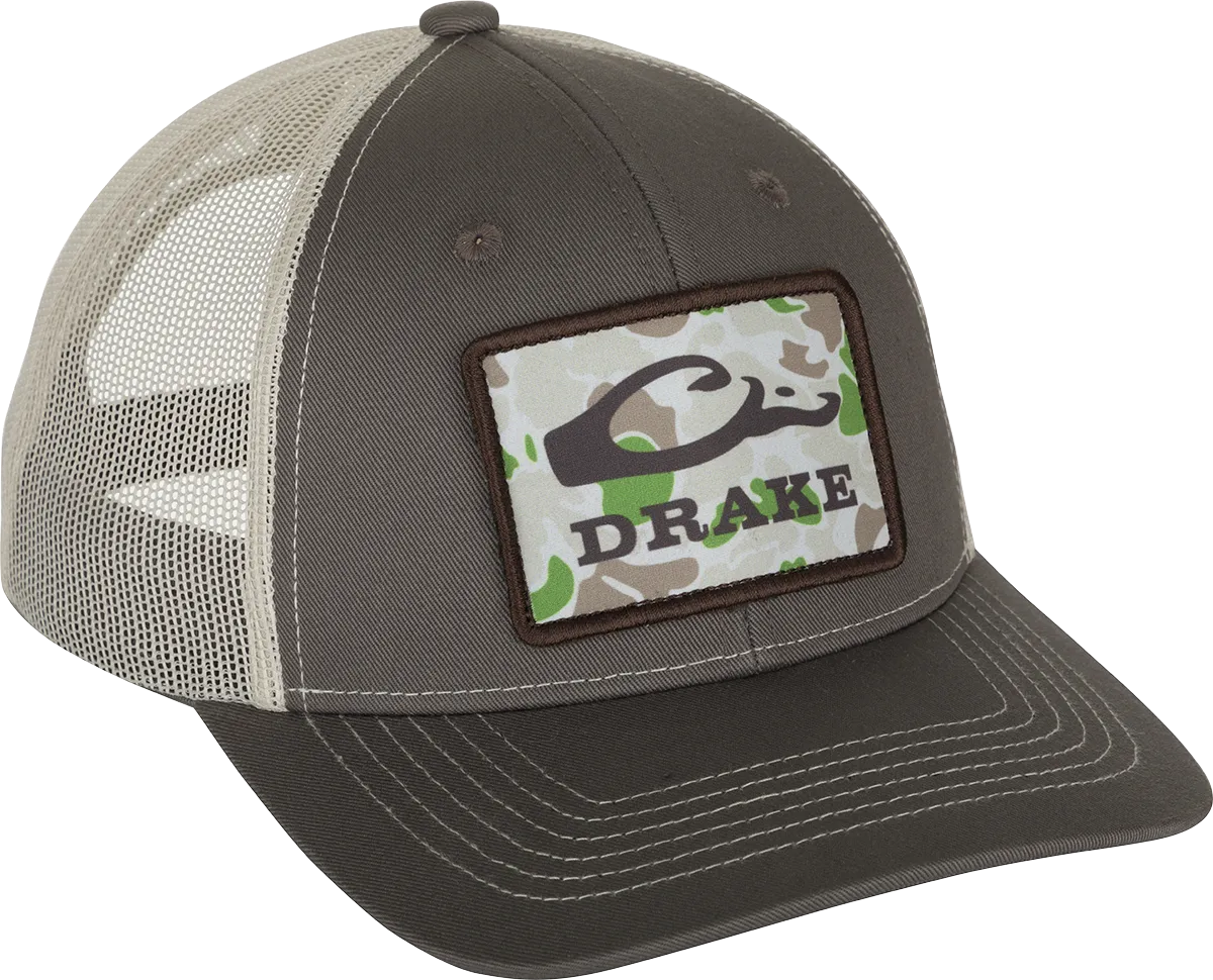 Old School Patch Mesh Back Cap