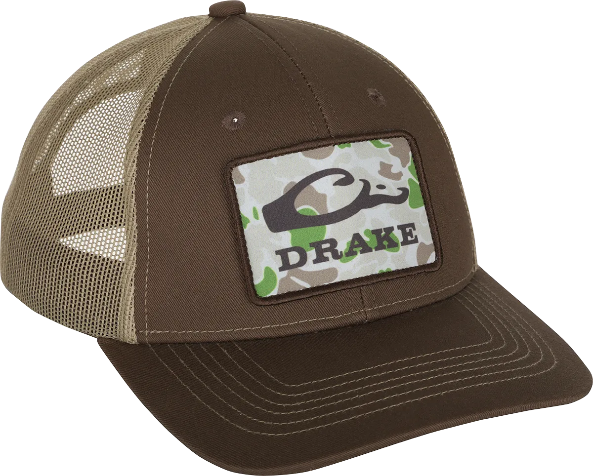 Old School Patch Mesh Back Cap