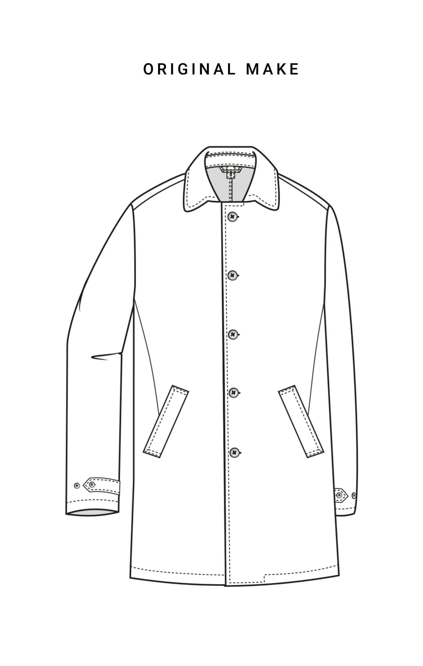 Olmetex Khaki Water-Repellent Cotton Blend Twill Windbreaker
