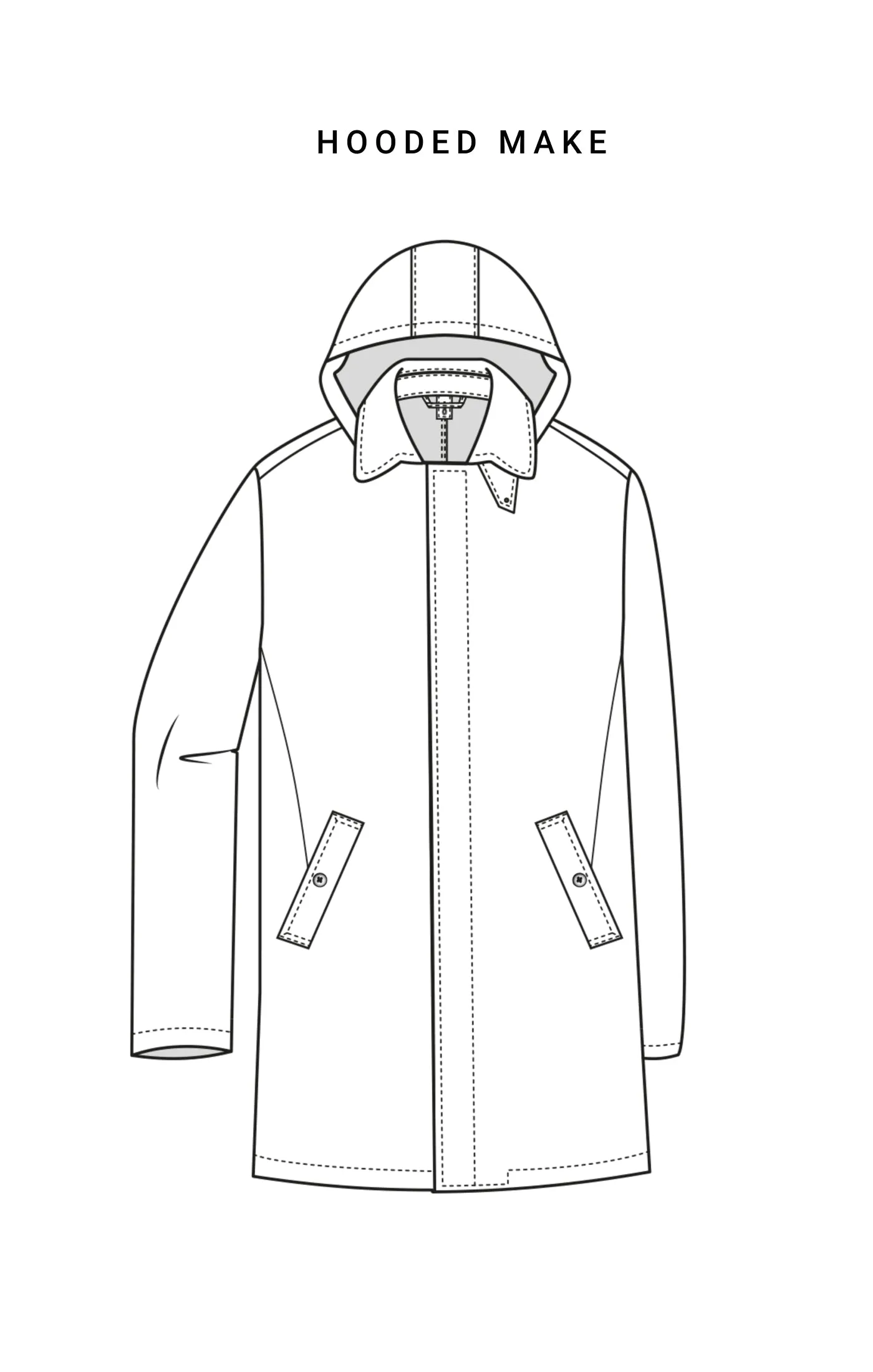 Olmetex Khaki Water-Repellent Cotton Blend Twill Windbreaker