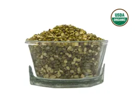 Organic Moong Split With Husk (Green Mung Bean Split) - Usda Certified