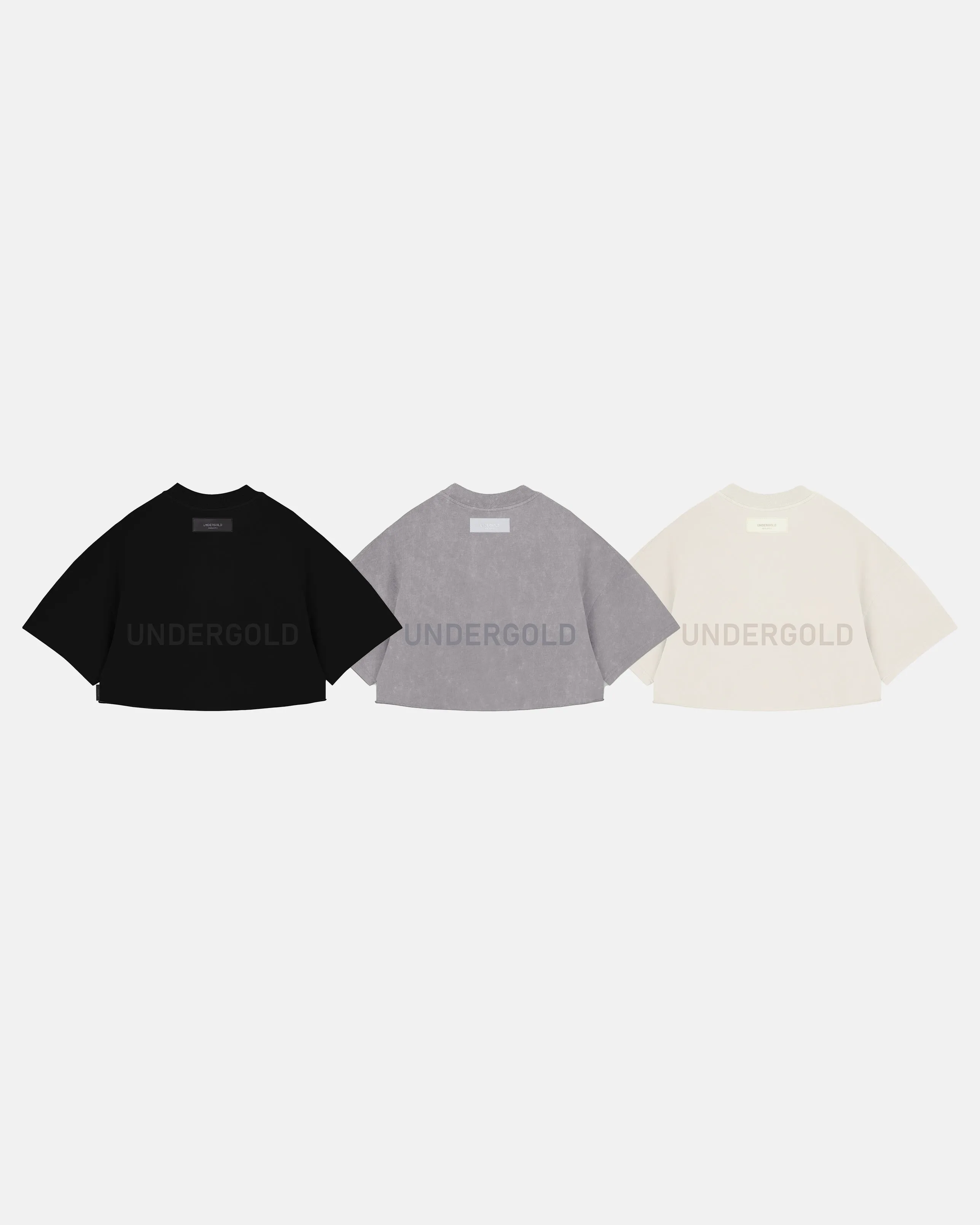 Pack X3 Line Logo Crop Top