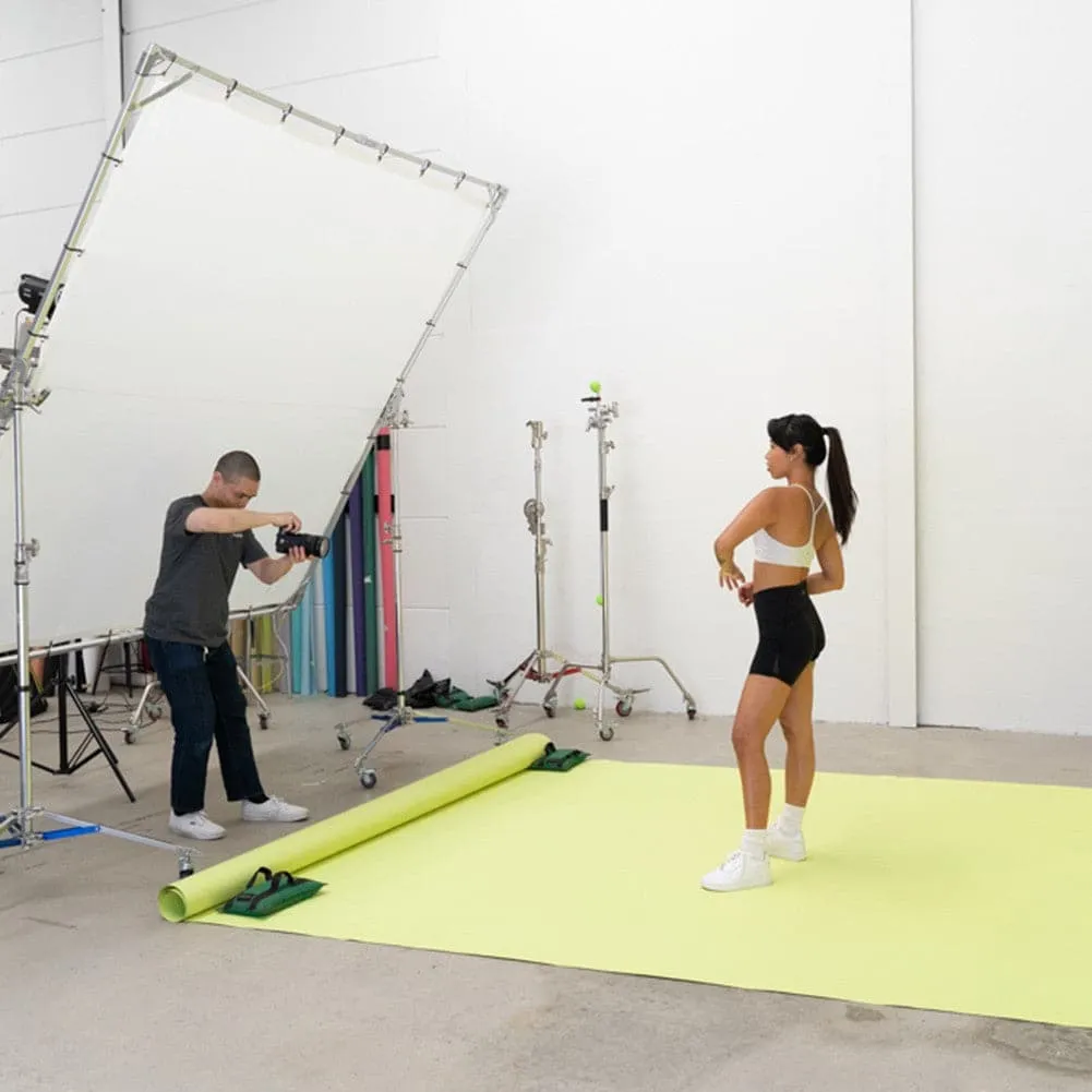 Paper Roll Photography Studio Backdrop Full Length (2.7 x 10M) - Lemon Lime Splice Green