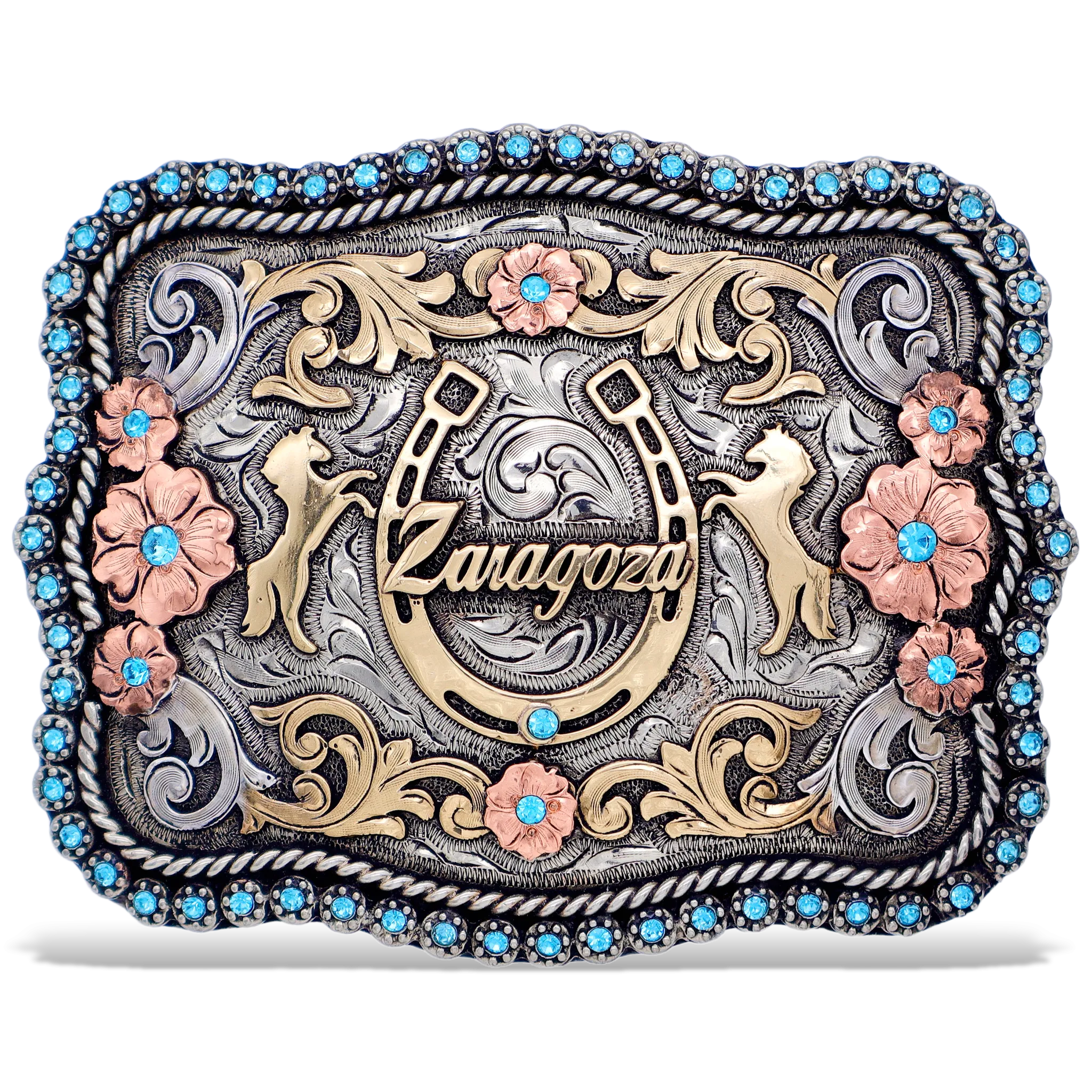 Patina Prance Custom Buckle