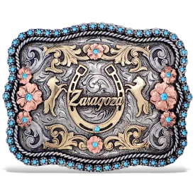 Patina Prance Custom Buckle