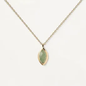 PD Paola Green Aventurine Nomad Necklace, Gold