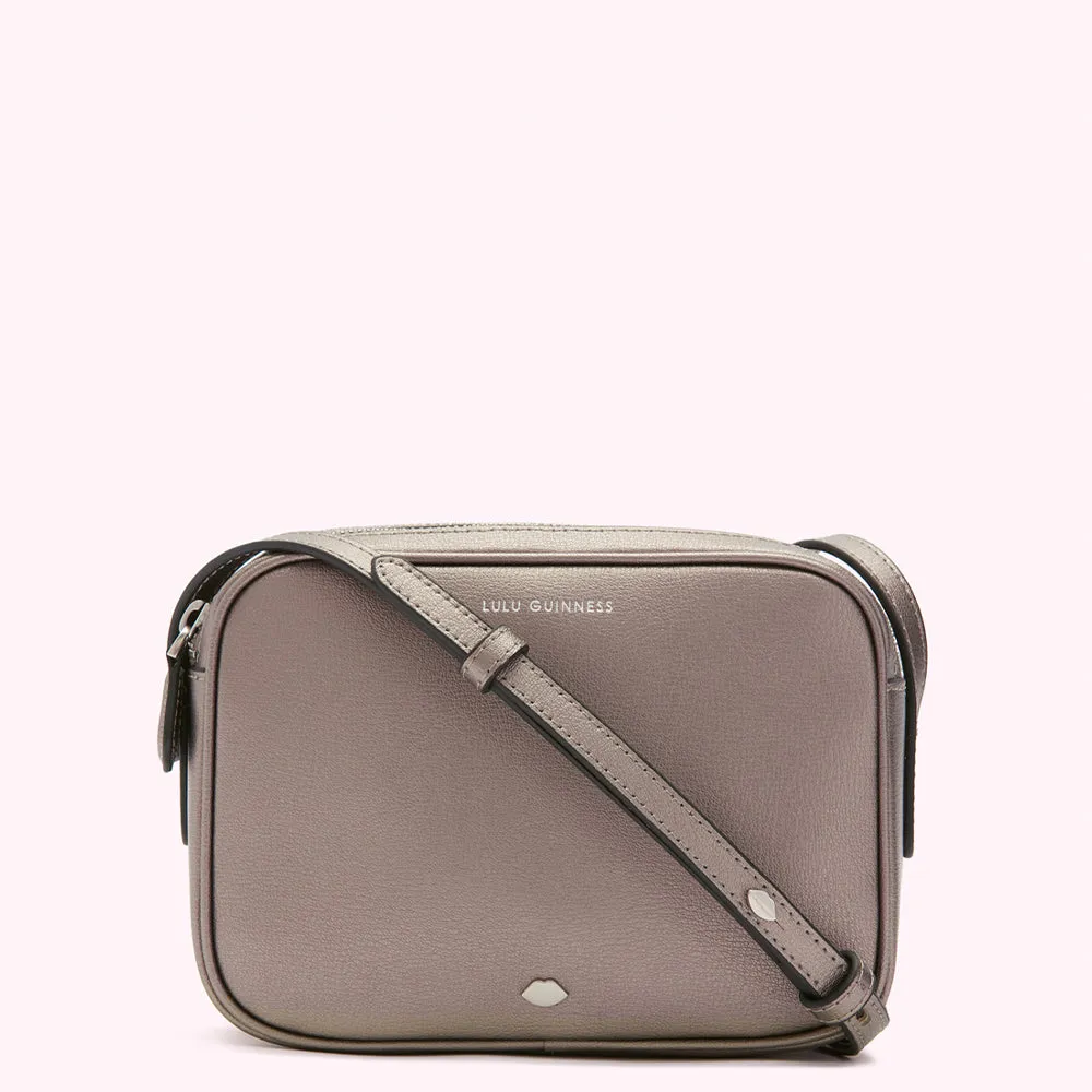 PEWTER LEATHER COLE CROSSBODY BAG
