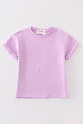 Premium Lilac basic T-shirt