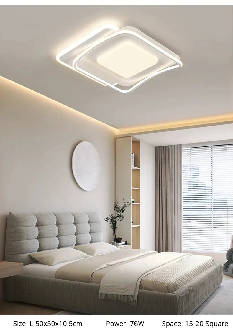 QIYI Sutash Modern acrylic Ceiling lamps Lamparas Indoor Lighting Home Decor Fixtures