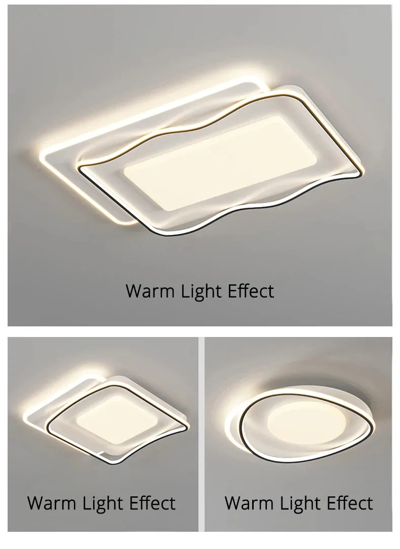 QIYI Sutash Modern acrylic Ceiling lamps Lamparas Indoor Lighting Home Decor Fixtures