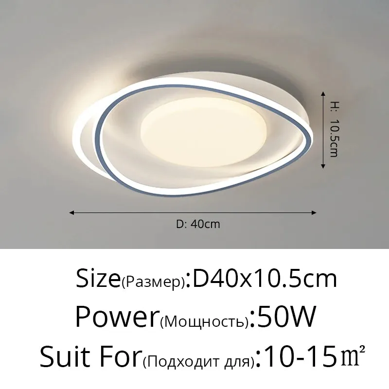 QIYI Sutash Modern acrylic Ceiling lamps Lamparas Indoor Lighting Home Decor Fixtures