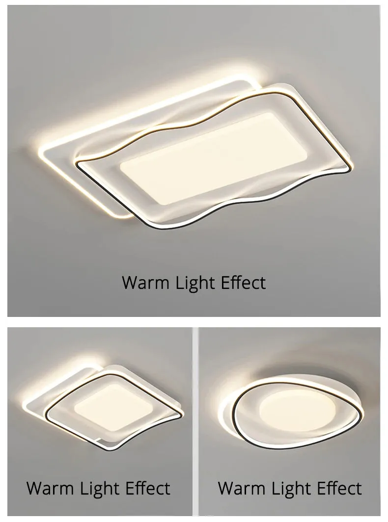 QIYI Sutash Modern acrylic Ceiling lamps Lamparas Indoor Lighting Home Decor Fixtures