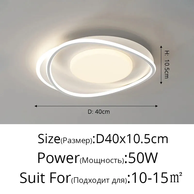 QIYI Sutash Modern acrylic Ceiling lamps Lamparas Indoor Lighting Home Decor Fixtures