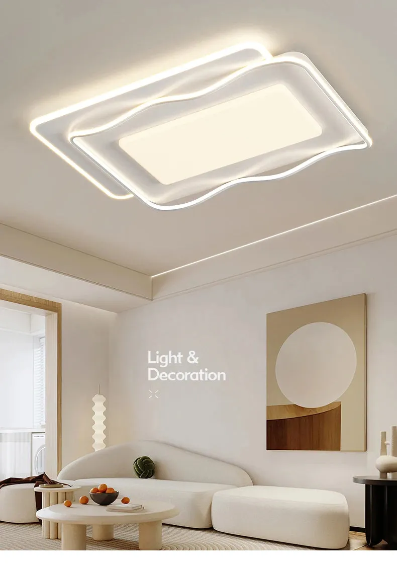 QIYI Sutash Modern acrylic Ceiling lamps Lamparas Indoor Lighting Home Decor Fixtures
