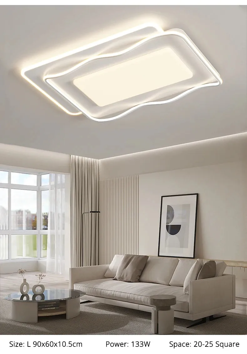 QIYI Sutash Modern acrylic Ceiling lamps Lamparas Indoor Lighting Home Decor Fixtures