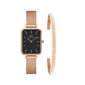 QUADRO PRESSED MELROSE BLACK   CLASSIC BRACELET