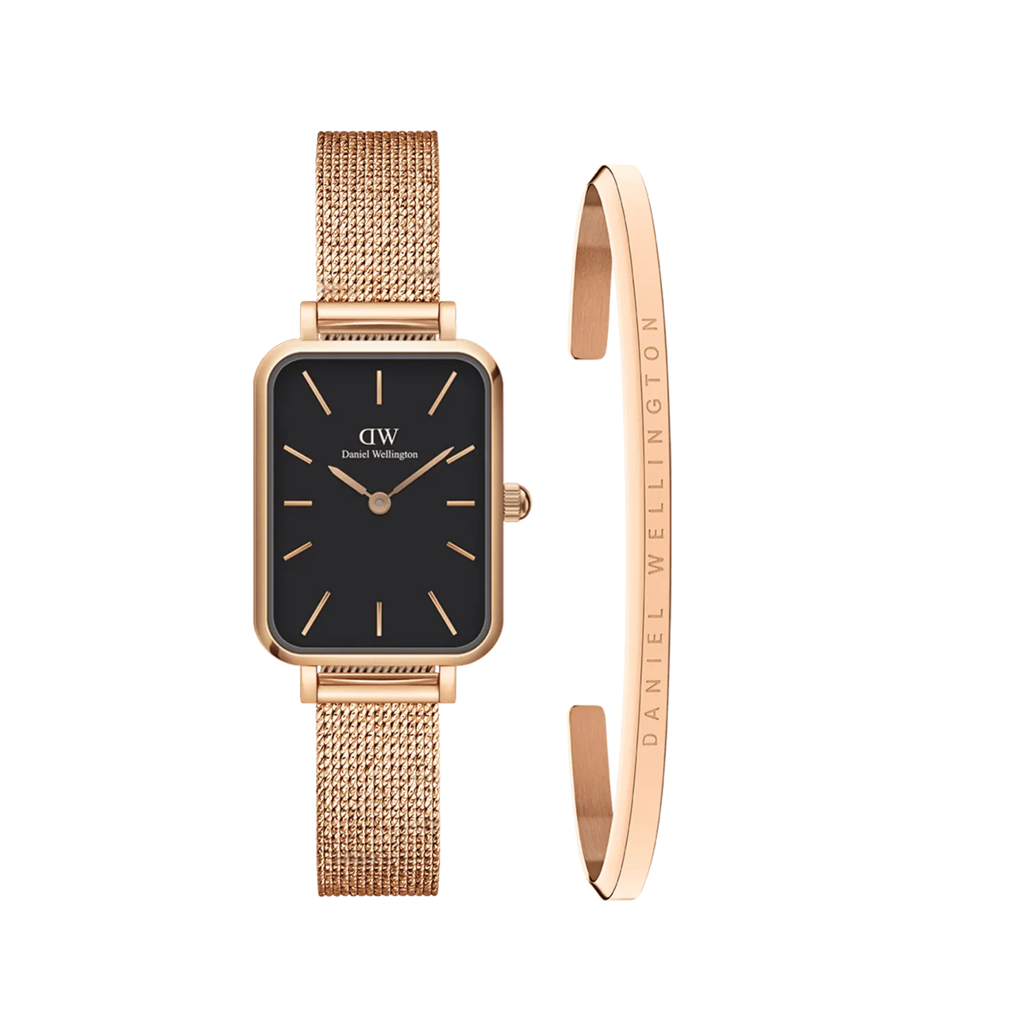 QUADRO PRESSED MELROSE BLACK   CLASSIC BRACELET