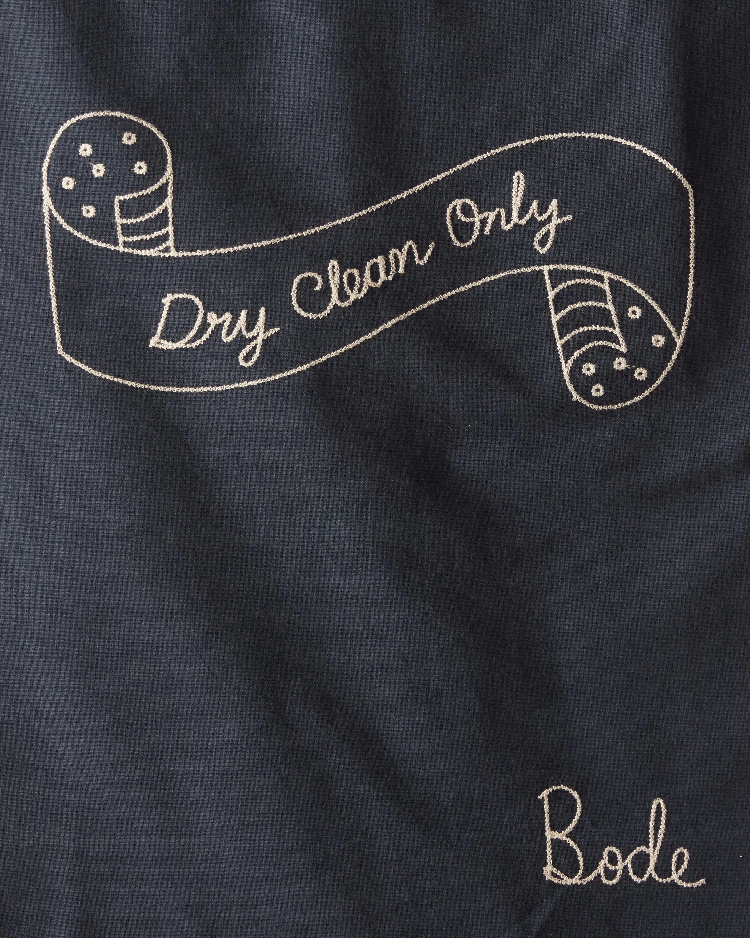 "Dry Clean Only" Laundry Bag - Navy