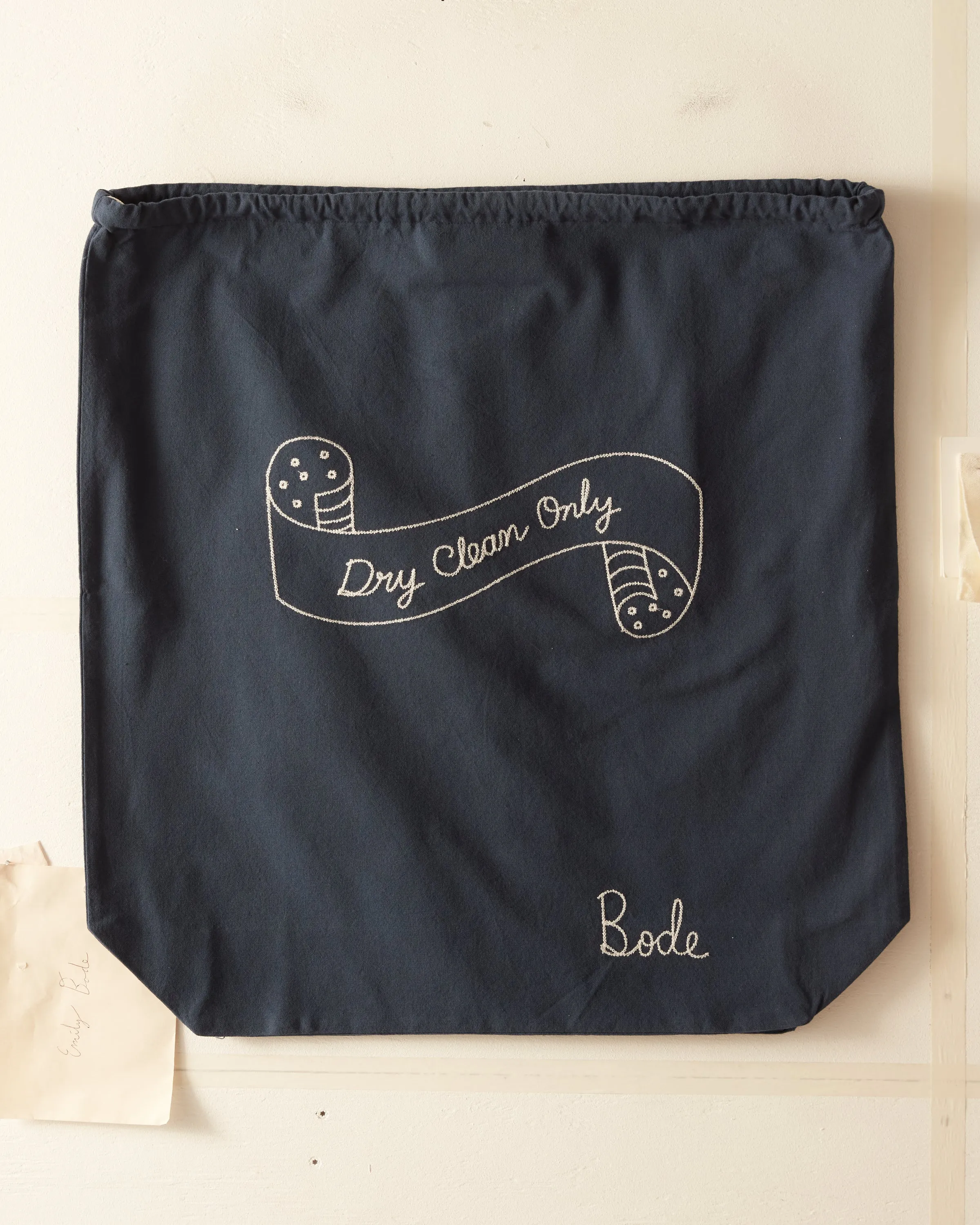 "Dry Clean Only" Laundry Bag - Navy