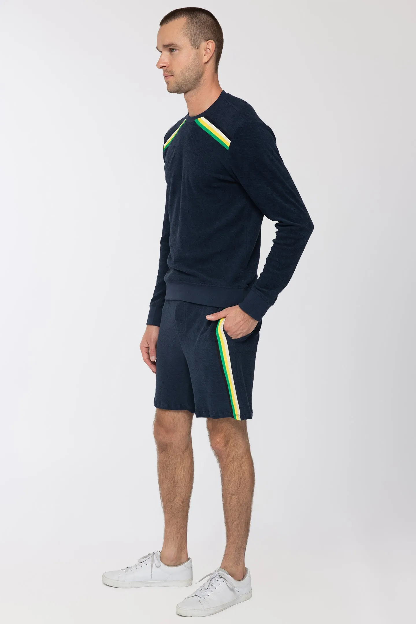 Rio Stripe Terry Short