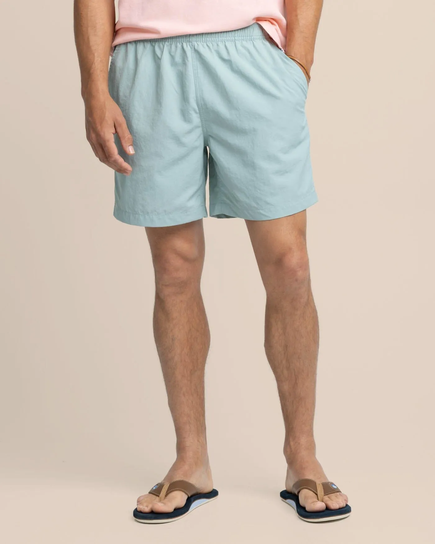 Shoreline 6" Nylon Short - Green Surf